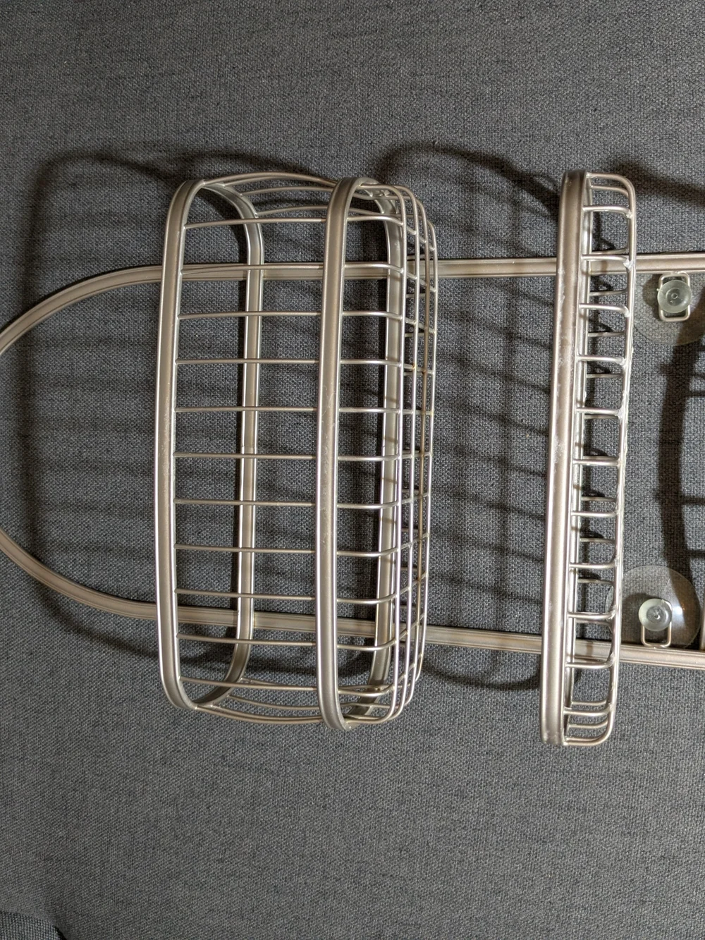 Metal Two-Tier Shower Caddy - Versatile Bath Organizer
